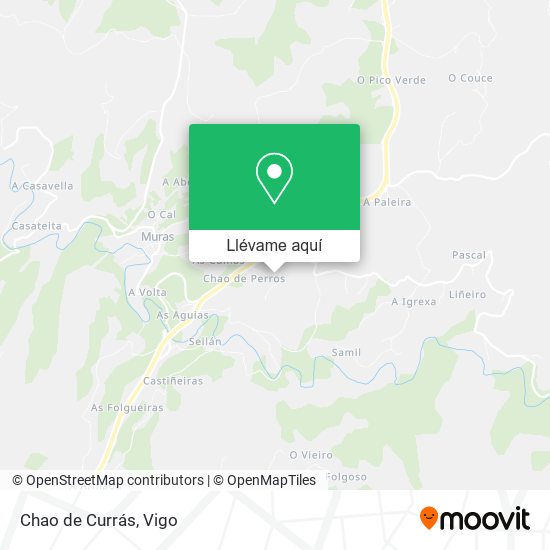 Mapa Chao de Currás