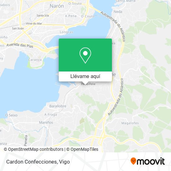 Mapa Cardon Confecciones