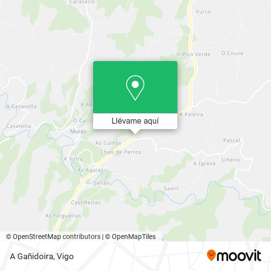 Mapa A Gañidoira