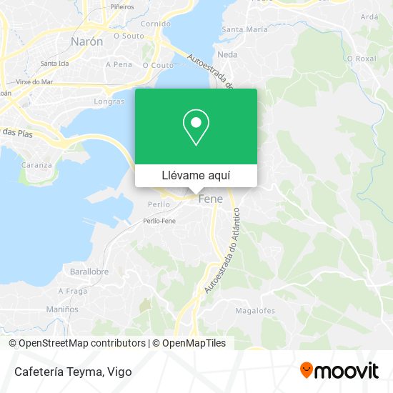Mapa Cafetería Teyma
