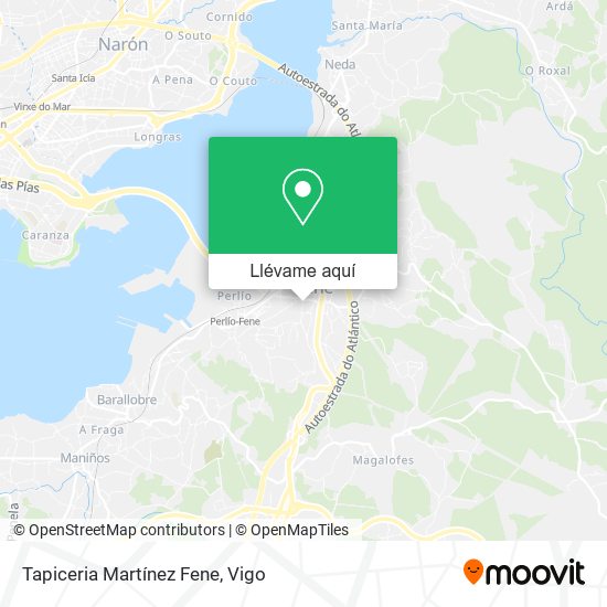 Mapa Tapiceria Martínez Fene