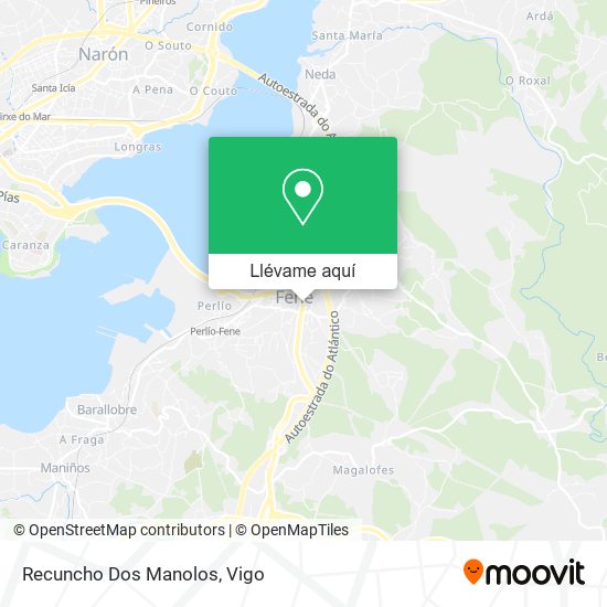 Mapa Recuncho Dos Manolos