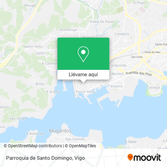 Mapa Parroquia de Santo Domingo
