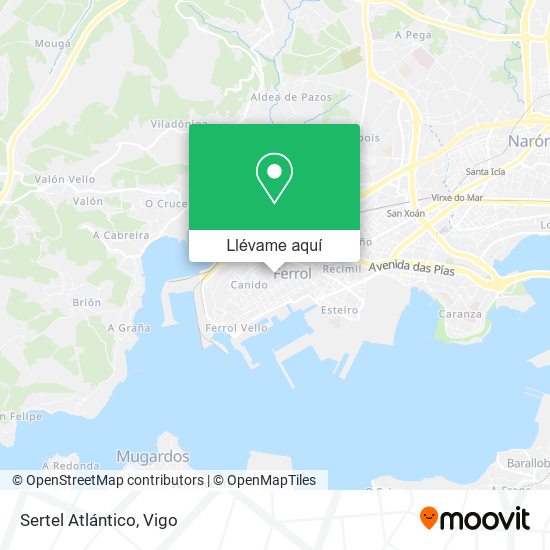 Mapa Sertel Atlántico