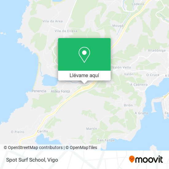 Mapa Spot Surf School