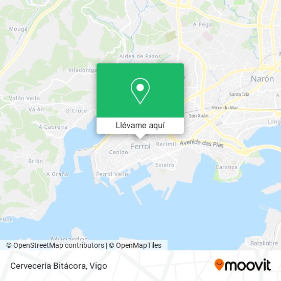 Mapa Cervecería Bitácora