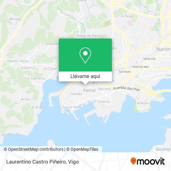 Mapa Laurentino Castro Piñeiro