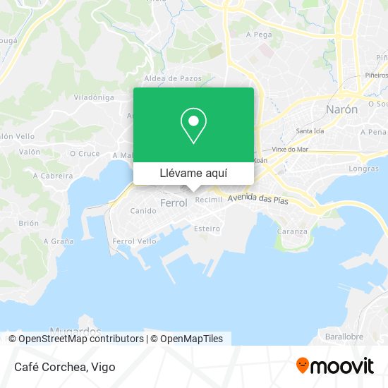 Mapa Café Corchea