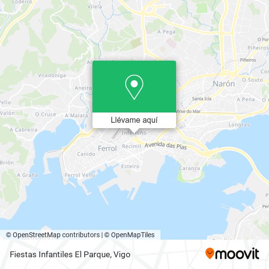 Mapa Fiestas Infantiles El Parque