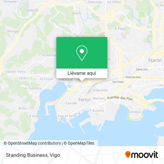 Mapa Standing Business