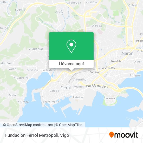 Mapa Fundacion Ferrol Metrópoli