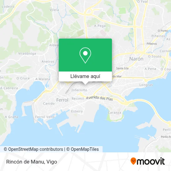 Mapa Rincón de Manu