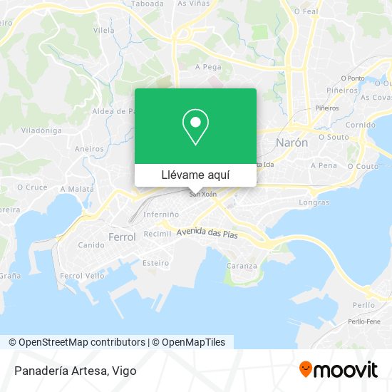 Mapa Panadería Artesa