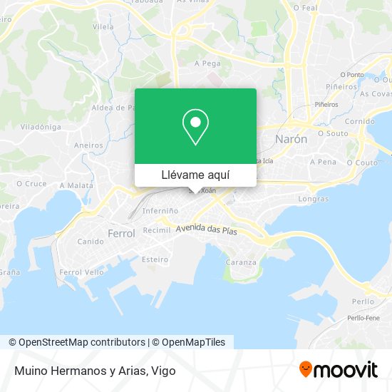 Mapa Muino Hermanos y Arias