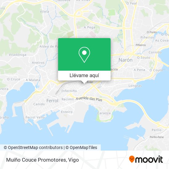 Mapa Muíño Couce Promotores