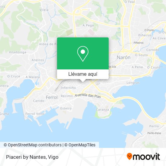 Mapa Piaceri by Nantes