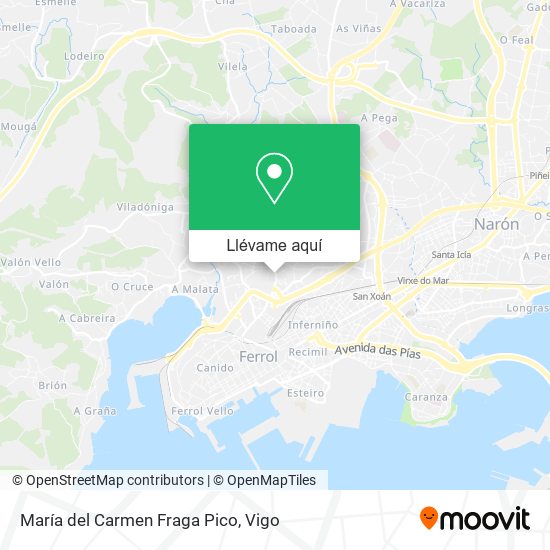 Mapa María del Carmen Fraga Pico