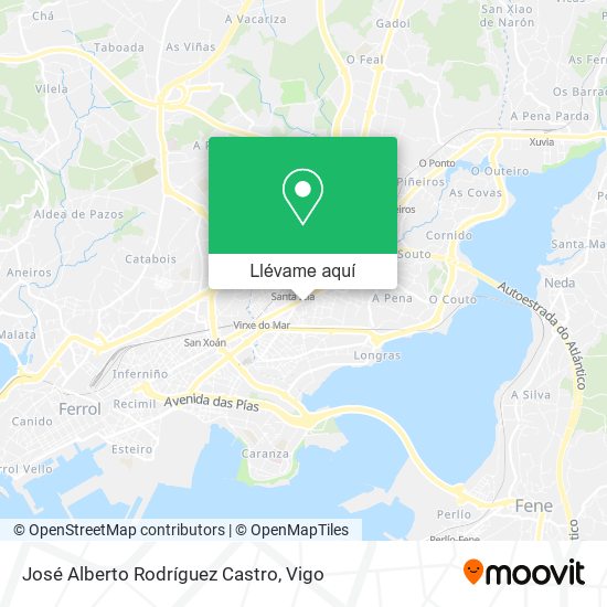 Mapa José Alberto Rodríguez Castro