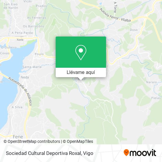 Mapa Sociedad Cultural Deportiva Roxal