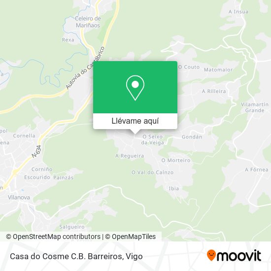 Mapa Casa do Cosme C.B. Barreiros