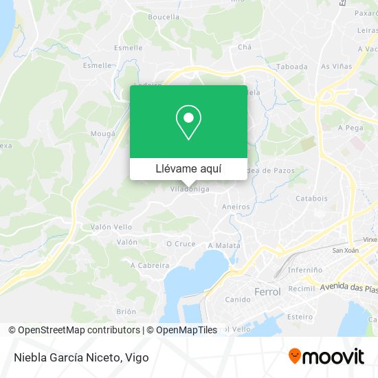 Mapa Niebla García Niceto