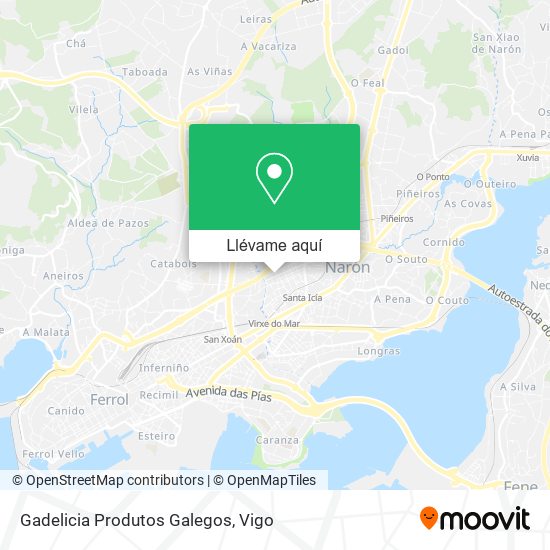 Mapa Gadelicia Produtos Galegos