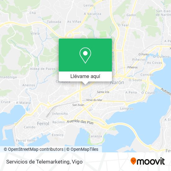 Mapa Servicios de Telemarketing