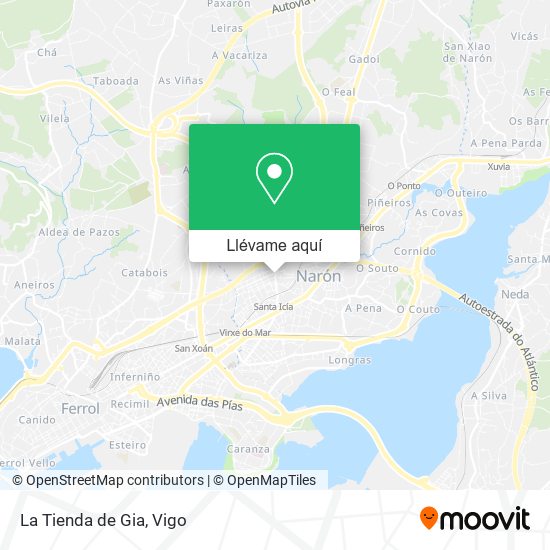 Mapa La Tienda de Gia