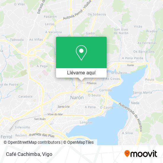 Mapa Café Cachimba