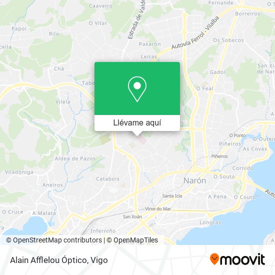 Mapa Alain Afflelou Óptico