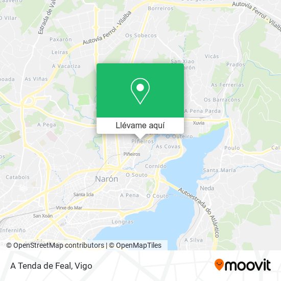 Mapa A Tenda de Feal