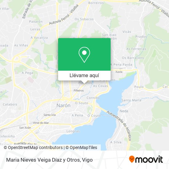 Mapa Maria Nieves Veiga Díaz y Otros