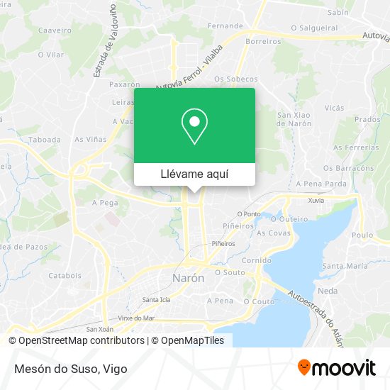 Mapa Mesón do Suso