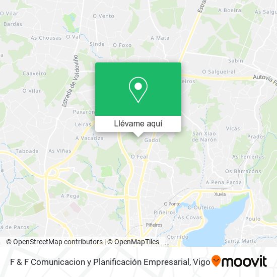 Mapa F & F Comunicacion y Planificación Empresarial