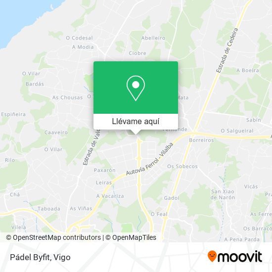 Mapa Pádel Byfit