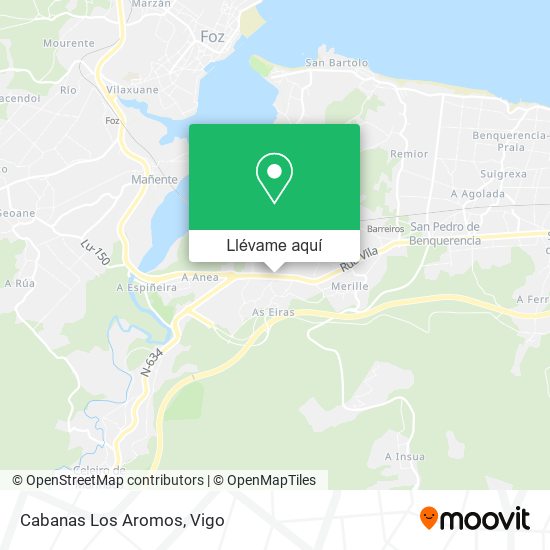 Mapa Cabanas Los Aromos