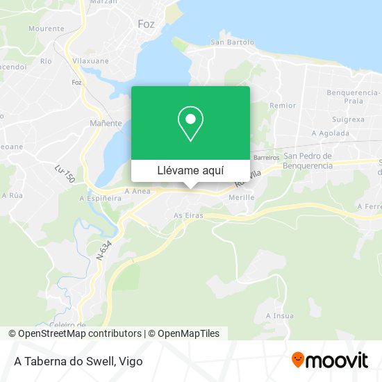 Mapa A Taberna do Swell