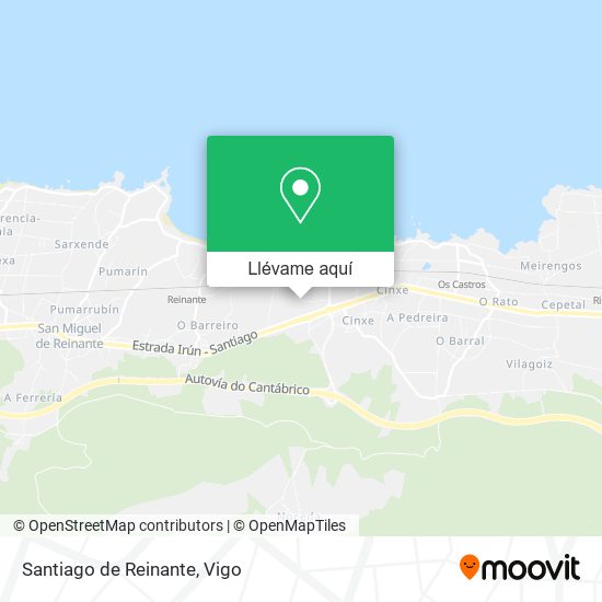 Mapa Santiago de Reinante