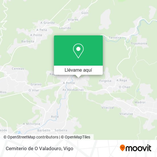 Mapa Cemiterio de O Valadouro