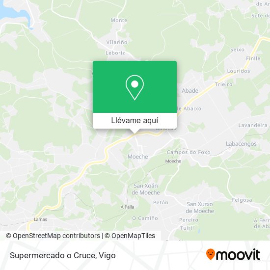 Mapa Supermercado o Cruce