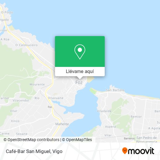 Mapa Café-Bar San Miguel