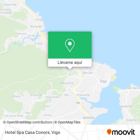 Mapa Hotel Spa Casa Conors