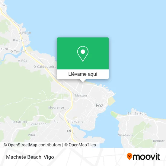 Mapa Machete Beach