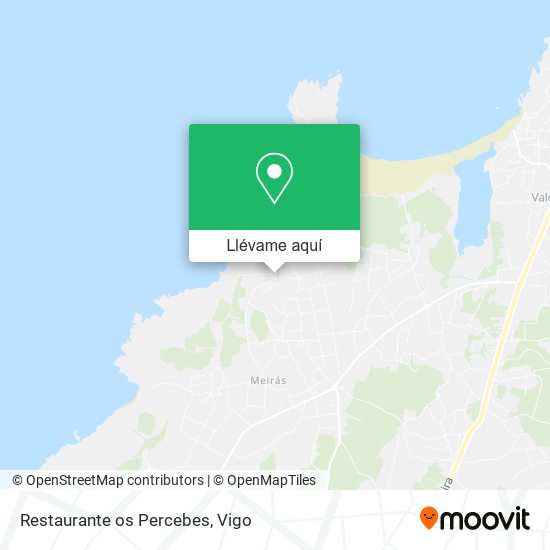 Mapa Restaurante os Percebes
