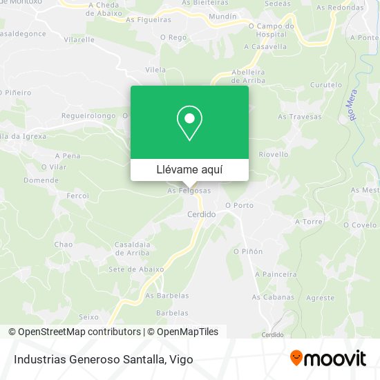 Mapa Industrias Generoso Santalla