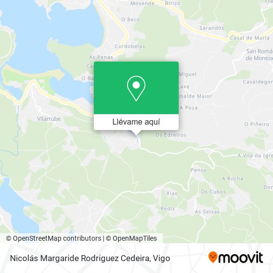 Mapa Nicolás Margaride Rodriguez Cedeira