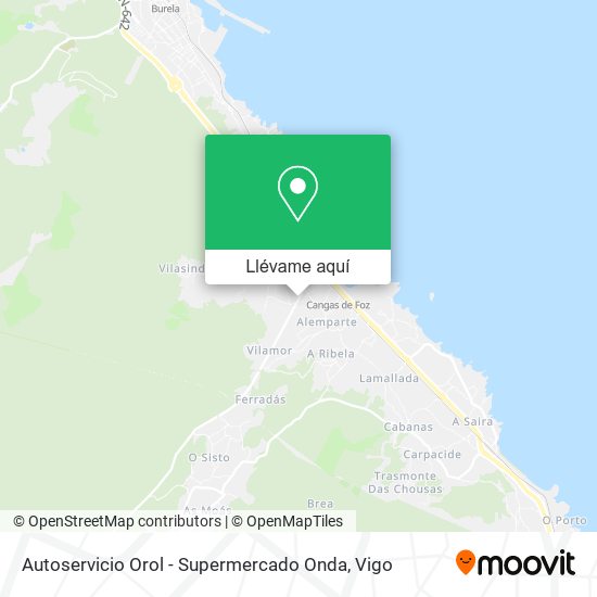 Mapa Autoservicio Orol - Supermercado Onda