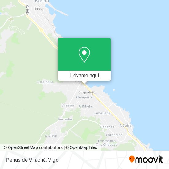 Mapa Penas de Vilachá