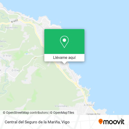 Mapa Central del Seguro de la Mariña