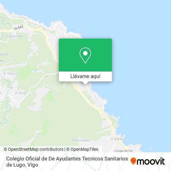 Mapa Colegio Oficial de De Ayudantes Tecnicos Sanitarios de Lugo